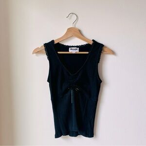 Rouje Blandine black top, size S